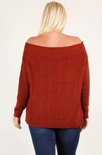 Load image into Gallery viewer, Off Shoulder Sweater
